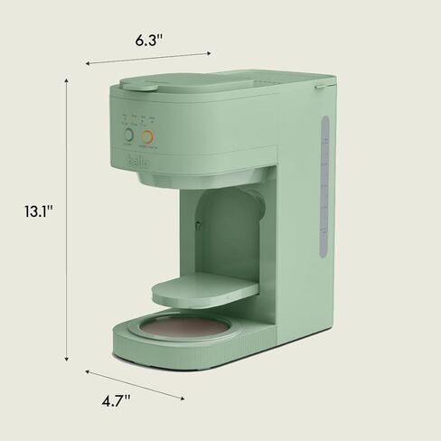 BELLA VersaBrew 2-in1 Coffee Maker, Fits-anywhere™ Kitchenware, Brew 3 Sizes Carafes & Single Serve Cups, Dishwasher Safe Reusable Filter & Filter Holder, Iced Coffee Function, 60oz Tank, Oatmilk in Kuwait