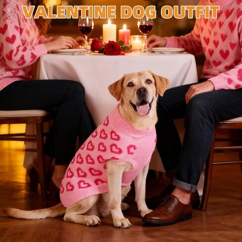 kooltail سترة الكلب الصغيرة، الطقس البارد الكلب محبوك سترة الياقة المدورة السترة، سترة الخريف الكلب مع نمط أوراق القيقب الخريف، ملابس الشتاء الكلب للكلاب الصغيرة المتوسطة الكبيرة القط صبي فتاة، برتقالي in Kuwait