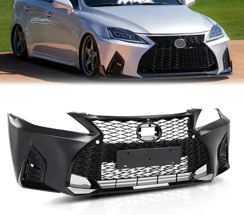 Modified Front Bumper Body Kit Fit for 2006-2012 Toyota Lexus IS250 IS350 Front Bumper Grille Kit Conversion To 2021+ F-Sport Style in Saudi Arabia