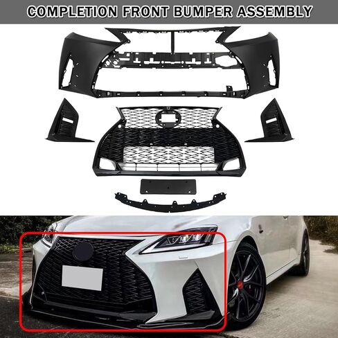 Modified Front Bumper Body Kit Fit for 2006-2012 Toyota Lexus IS250 IS350 Front Bumper Grille Kit Conversion To 2021+ F-Sport Style in Saudi Arabia