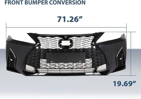 Modified Front Bumper Body Kit Fit for 2006-2012 Toyota Lexus IS250 IS350 Front Bumper Grille Kit Conversion To 2021+ F-Sport Style in Saudi Arabia