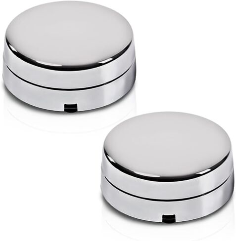 PIT66 Rear Wheel Chrome Center Hub Cap, Compatible with 03-17 Dodge Ram 3500 1-Ton Dually 8-Lug 5 Slot 17" Steel Rear Wheels 1 Pair in Saudi Arabia