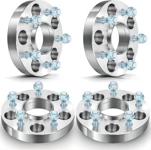ECCPP 4PCS 1" 5 Lug Hubcentric Wheel Spacers 5x4.75 to 5x4.75 for 1982-2002 for Chevrolet Camaro| 1980-1989 for Chevrolet Caprice| 1988-2013 for Chevrolet Corvette| 1959-1970 for Chevrolet Impala in Saudi Arabia
