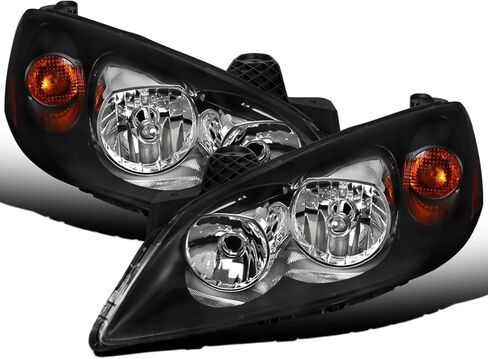 Ronnin - Fits 2005-2010 Pontiac G6 Factory Replacement Headlights Assembly Pair | Chrome in Saudi Arabia