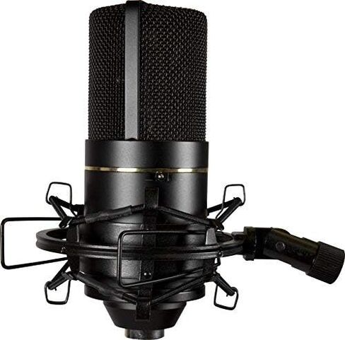 حزمة ميكروفون مكثف متعدد الأنماط MXL 770X مع حامل للصدمات، وفلتر بوب، وكابل XLR مقاس 20 بوصة | تسجيل بجودة الاستوديو والألعاب والبث (أسود) in Saudi Arabia