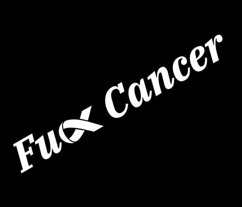 اللعنة على السرطان ملصق الزجاج الأمامي للسيارة ملصق لاصق ممتص للصدمات مناسب للسيارات والشاحنات in Kuwait