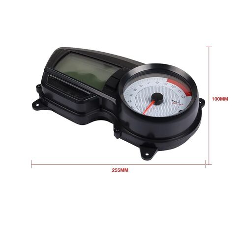 12V Motorcycle Digital Odometer Indicator Instrument Tachometer Clock Fuel Speed Meter for TVS Apache RTR 160 CC 180 in Saudi Arabia