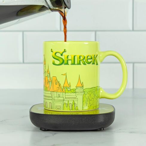 Uncanny Brands Dr. Seuss Green Eggs and Ham Mug with Warmer – Keeps Your Favorite Beverage Warm - Auto Shut On/Off in Kuwait