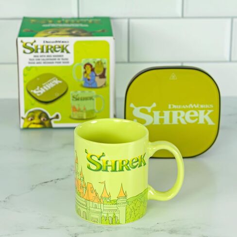 Uncanny Brands Dr. Seuss Green Eggs and Ham Mug with Warmer – Keeps Your Favorite Beverage Warm - Auto Shut On/Off in Kuwait