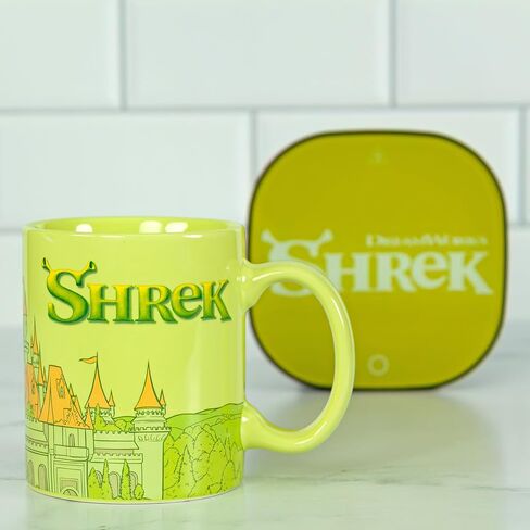 Uncanny Brands Dr. Seuss Green Eggs and Ham Mug with Warmer – Keeps Your Favorite Beverage Warm - Auto Shut On/Off in Kuwait