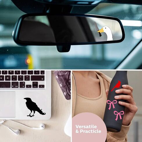2PCS Dachshund Car Mirror Decal,Rearview Mirrors Sticker,Dachshund Car Accessories Vinyl Cute Cars Stickers and Decals Gifts for Women,Men,Kids,Teens,for Bathroom Decal,Computers in Saudi Arabia