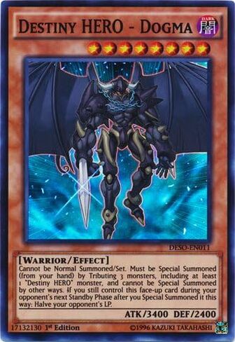 YU-GI-OH! - Destiny Hero - Dogma (DESO-EN011) - Destiny Soldiers - 1st Edition - Super Rare in Saudi Arabia