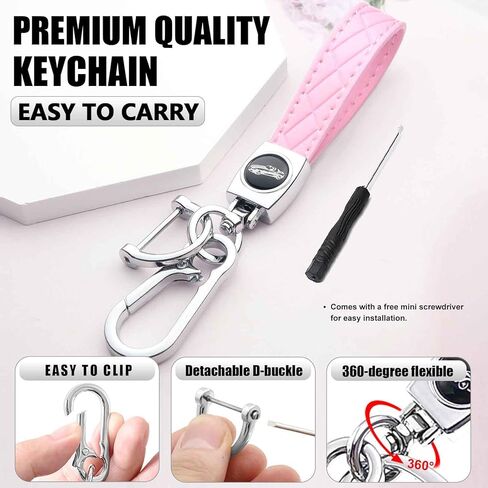 غطاء Key Fob لسيارة Toyota - حافظة حماية كاملة من مادة TPU الناعمة الممتازة مع سلسلة مفاتيح، تناسب Grand Highlander Corolla Camry Tundra Prius Sequoia Venza Tacoma 4Runner Rav4 Land Cruiser، وردي 4 أزرار in Kuwait