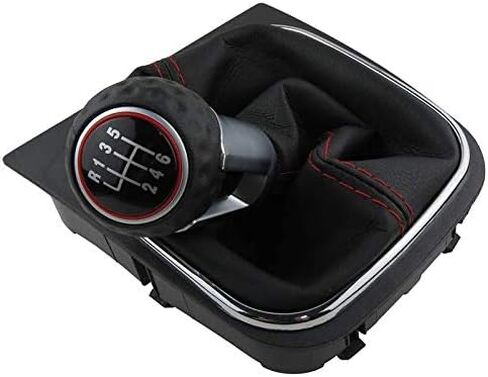 Gear Shift Knob 5/6 Speed Manual Gear Stick Transmission Shift Knob Shifter Compatible with V-W Golf 6 MK6 Jetta V VI 2005 2006 2007-2014 (5 Speed) in Kuwait