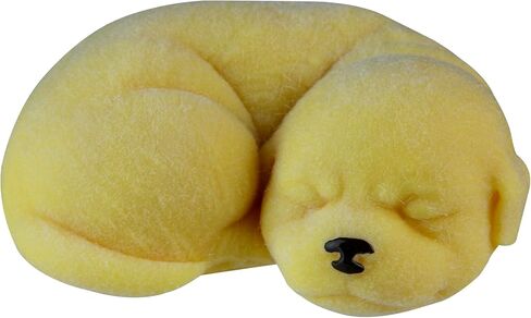 ORB Tabalicious Fluffs TABA Squishy Dog (Yellow) - Fuzzy, Flocked, Cute Animal TABA Squishies Toys - Soft and Sticky Stress Ball Fluff Toys - Kawaii Sensory and Fidget Toys and Gifts Kids and Adults in Saudi Arabia