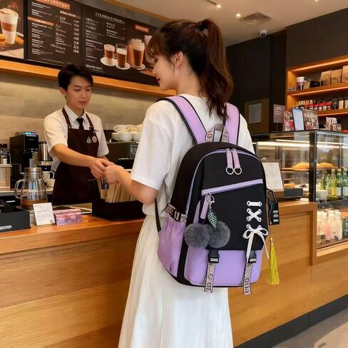 boy backpack.bookbag for middle school bags travel back pack.Anime Luminous Backpack Waterproof.Cool Backpacks15.6 in Large capacity Laptopeight Backpack.with USBCharging Port.Security Lock in Saudi Arabia