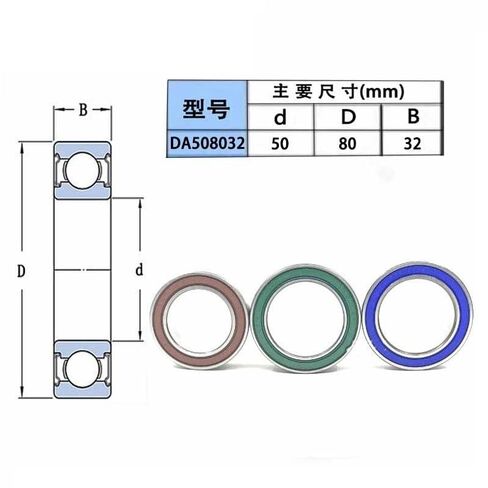 4PCS Automotive Air Conditioning Compressor Bearing DA508032 306227 406830 457532 509030-2RS Car Clutch Bearings Bearings Parts(DA406830-2RS) in Saudi Arabia