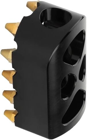 Anti Slip Motorcycle Gold Rivets Shifter Pegs, Motorcycle Gear Shift Lever Foot Pegs Shifter Peg, Compatible with Harley Touring Dyna Sportster, Black in Saudi Arabia