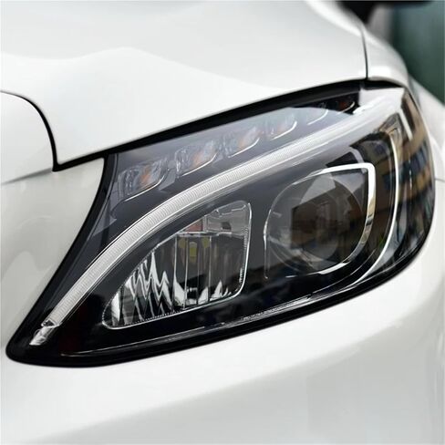 متوافق مع مرسيدس بنز W205 2015 2016 2017 2018 C-Class C180 C200 C260L C280 C300 أضواء السيارة قذيفة المصابيح الأمامية عاكس الضوء (يسار) in Saudi Arabia