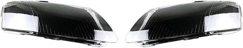 Compatible For Audi A6L C6 2006-2011 Car Headlamp Lamp Cover Glass Lamp Shell Headlight Cover Transparent Lampshade(A Piar) in Saudi Arabia