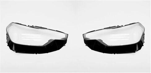 متوافق مع BMW 2 Series G42 2023 2024 2025 ملحقات غطاء المصباح الأمامي زجاج عدسة السيارة الأمامية غطاء للعدسات الأمامية أضواء قذيفة (يسار) in Saudi Arabia