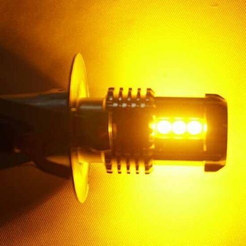 JML Kustoms LD-1001 Amber 15 LED 1156 Bulb W/Chrome Aluminum Housing For Watermelon Glass Lens in Saudi Arabia