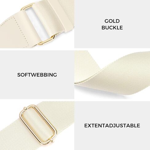 FODOKO bag Straps Replacement, Crossbody Bag Straps for Handbag,purse strap,2" Leather End Shoulder Strap Adjustable in Saudi Arabia