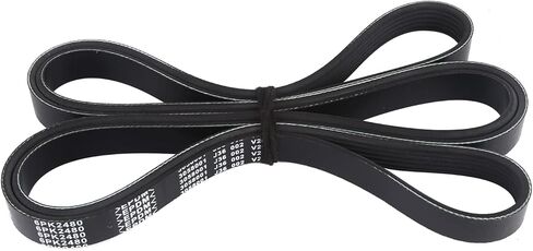 حزام اعوج MOCA 6PK2480 EPDM يناسب أودي، 09-12 14-15 Q7 3.0L 2967CC 181Cu. في. V6 ديزل DOHC توربو، لسيارة شيفروليه، 94-95 C1500 5.0L 305Cu. في. V8 غاز OHV يستنشق بشكل طبيعي والمزيد in Kuwait