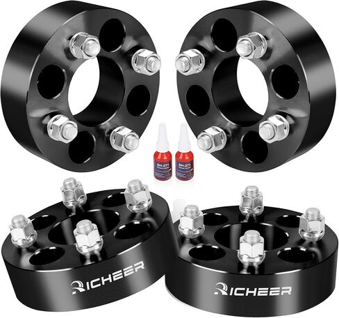Richeer 4x4 Wheel Spacers for EZ GO EZGO Club Car Golf Carts and ATV Vehicles, 4 PCS 1.5 inch 4x101.6mm Wheel Spacers with 1/2 x20 Studs & 62mm Center Bore in Saudi Arabia