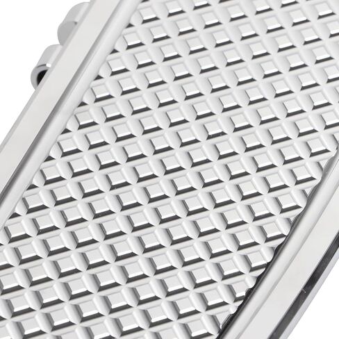 Chrome Motorcycle Diamond Passenger Floorboards Rear Footboards Foot Rest Pegs for Harley Touring Road King Electra Street Glide Heritage Softail Fat Boy in Saudi Arabia