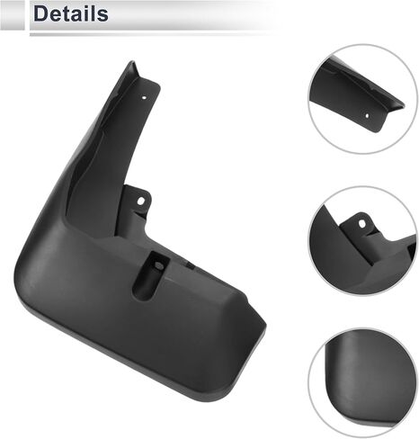 X AUTOHAUX 1set Front and Rear Mud Flaps Splash Guards Mud Guards for Audi Q8 2019-2023 W/Mount Accessories in Saudi Arabia