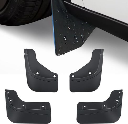 2025 2026 جديد Tesla Model Y Juniper Mud Flaps، واقيات دفقة بدون حفر للعجلات والإطارات، ملحقات خارجية لواقي الطين من جميع الأحوال الجوية للطراز Y Juniper in Kuwait