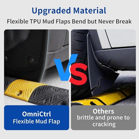 2025 2026 جديد Tesla Model Y Juniper Mud Flaps، واقيات دفقة بدون حفر للعجلات والإطارات، ملحقات خارجية لواقي الطين من جميع الأحوال الجوية للطراز Y Juniper in Kuwait