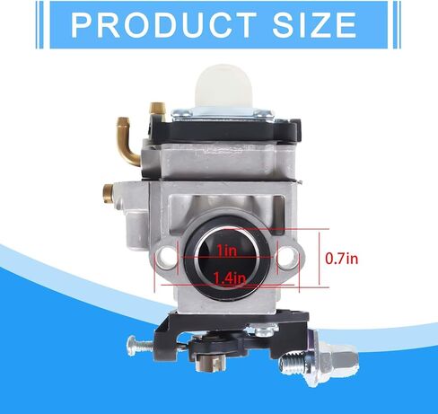 waltyotur Carburetor Replacement for Powermate PCV43 Gas 2 Cycle 43cc Tiller Motor Parts in Saudi Arabia