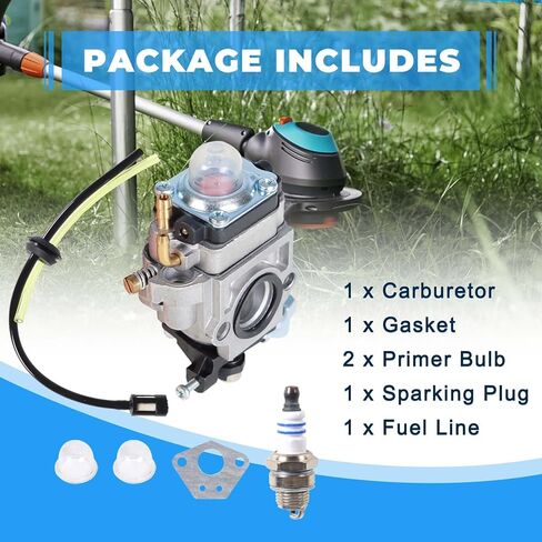 waltyotur Carburetor Replacement for Powermate PCV43 Gas 2 Cycle 43cc Tiller Motor Parts in Saudi Arabia