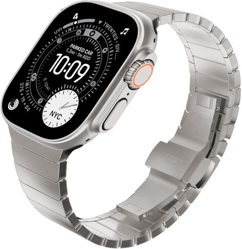 KADES Stainless Steel Band Fit for Apple Watch Band, Premium Metal Strap in Saudi Arabia