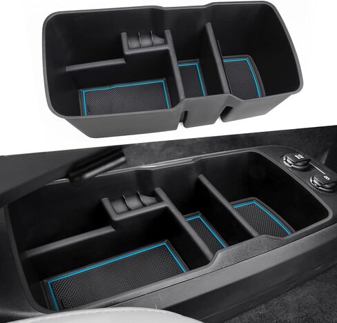علبة تنظيم سفلية لوحدة التحكم المركزية من MARCHFA متوافقة مع ملحقات 2022 2023 2024 Kia ​​EV6 صندوق تخزين سفلي لمسند الذراع in Kuwait