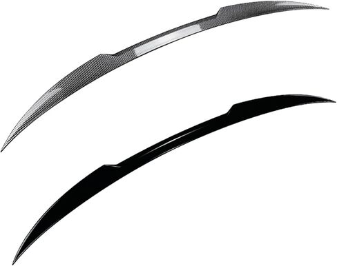 Rear Trunk Spoiler Middle Wing for BMW X3 G01 LCI M Sport 2018-2024 Glossy Black Carbon Fiber Look in Saudi Arabia
