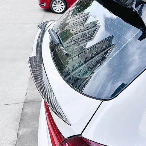 Rear Trunk Spoiler Middle Wing for BMW X3 G01 LCI M Sport 2018-2024 Glossy Black Carbon Fiber Look in Kuwait