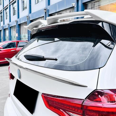 Rear Trunk Spoiler Middle Wing for BMW X3 G01 LCI M Sport 2018-2024 Glossy Black Carbon Fiber Look in Kuwait