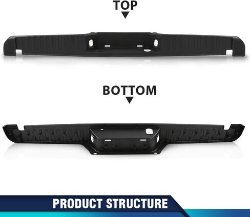 PIT66 Rear Bumper Top Step Pad Cover w/Tow & Park Aid Compatible with Ford F150 2015-2020 w/Trailer Tow Package and Park Aid Sensor Holes HL3Z17B807BB FO1191143 in Saudi Arabia