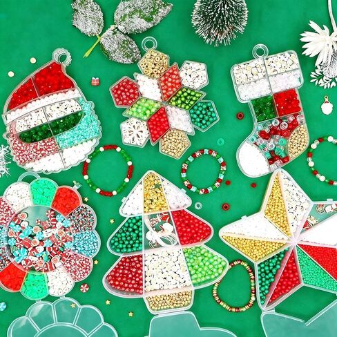 Christmas Bracelet DIY Accessories Material Pack, Set Hand String Bead Accessories Beads in Saudi Arabia