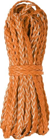 Flat Braided Leather Cord 5mm Braided Cording 5m Gold Leather Craft Strip for Jewelry Making, Necklaces, Bracelets, Belt, 16.4ft in Saudi Arabia