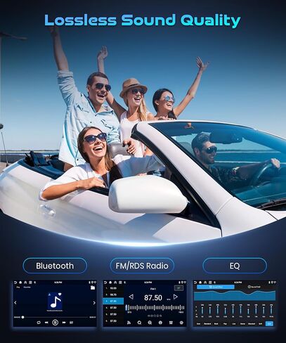 2G+64G Android Car Stereo for Toyota Corolla 2009-2013,Wireless CarPlay Android Auto Car Radio Head Unit 9‘’ Touch Screen WiFi GPS FM RDS Hi-Fi Bluetooth SWC Backup Camera Mic in Kuwait