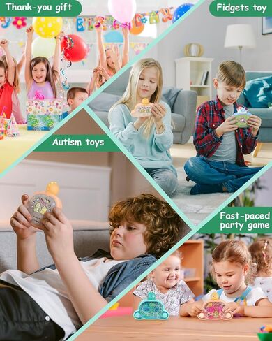 Handheld Water Game with Light - Unicorn & Dinosaur Toys - Water Ball Target Toy for Kids Ages 3+, Retro Fidget, Screen-Free Car Travel Game, Road Trip, Airplane, Portable Autism Gift in Saudi Arabia