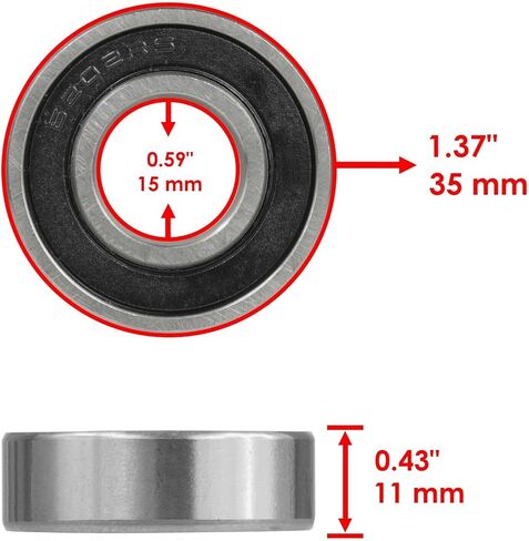 Caltric 2x Front Wheel Hub With Kit Compatible with Yamaha YFZ450 YFZ450V YFZ450R 2006-2013 / Raptor 700 700R YFM700R 2006-2013 in Saudi Arabia