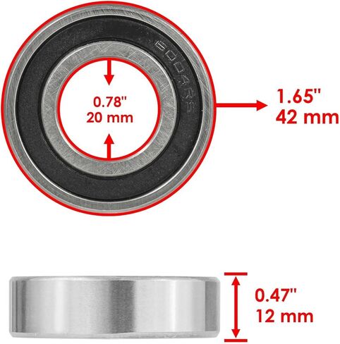 Caltric 2x Front Wheel Hub With Kit Compatible with Yamaha YFZ450 YFZ450V YFZ450R 2006-2013 / Raptor 700 700R YFM700R 2006-2013 in Saudi Arabia