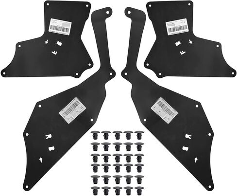 4PCS Splash Shields ，Compatible With Toyota Hilux Fortuner 2015-2024 Fender Liners Apron Guards Seal Protector 53885-KK020 53735-KK020 GUN125 in Saudi Arabia