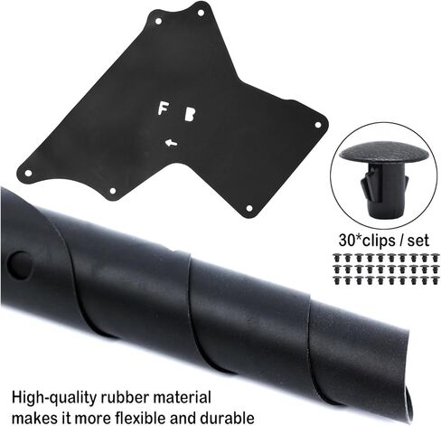 4PCS Splash Shields ，Compatible With Toyota Hilux Fortuner 2015-2024 Fender Liners Apron Guards Seal Protector 53885-KK020 53735-KK020 GUN125 in Saudi Arabia