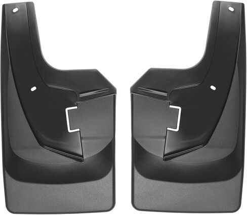 Weathertech Custom No Drill Splash Guard MudFlaps لـ RAM Ram 2500/3500، Ram 2500/3500 - زوج خلفي (120108)، أسود in Saudi Arabia